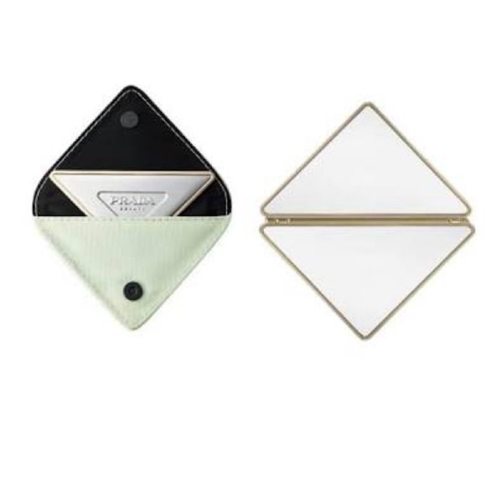 Prada mirror and pouch
